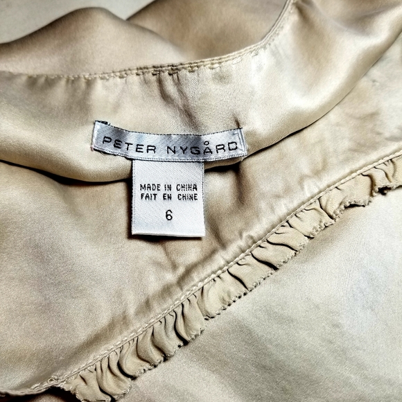 Peter Nygard Silk Sleeveless Blouse, Size 6 - Picture 3 of 10